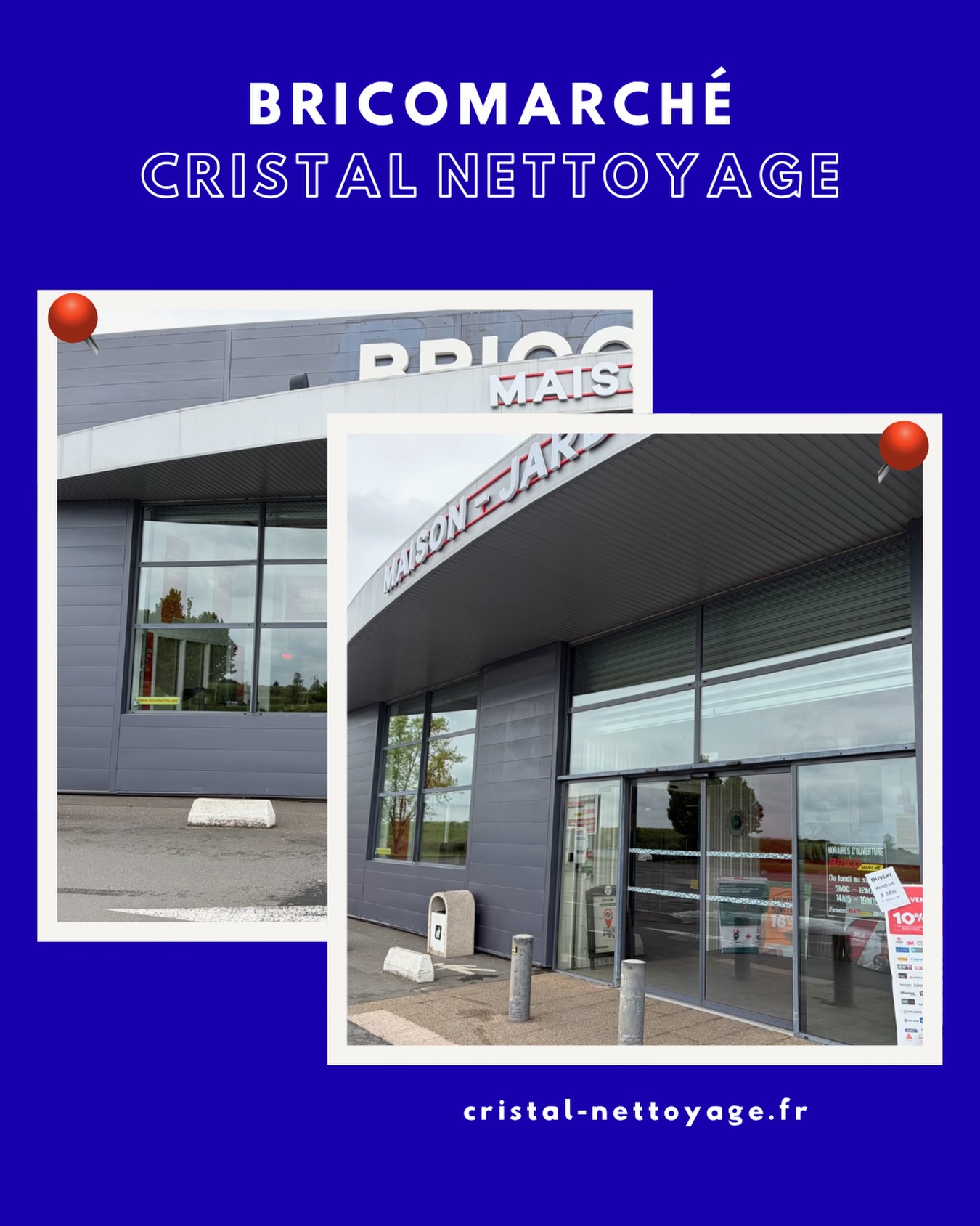 ✨ Nettoyage de vitres commerciales ✨