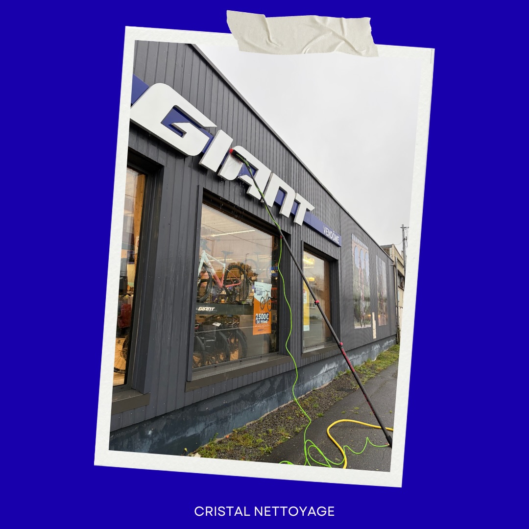 Nettoyage de devanture commerciale 🏢