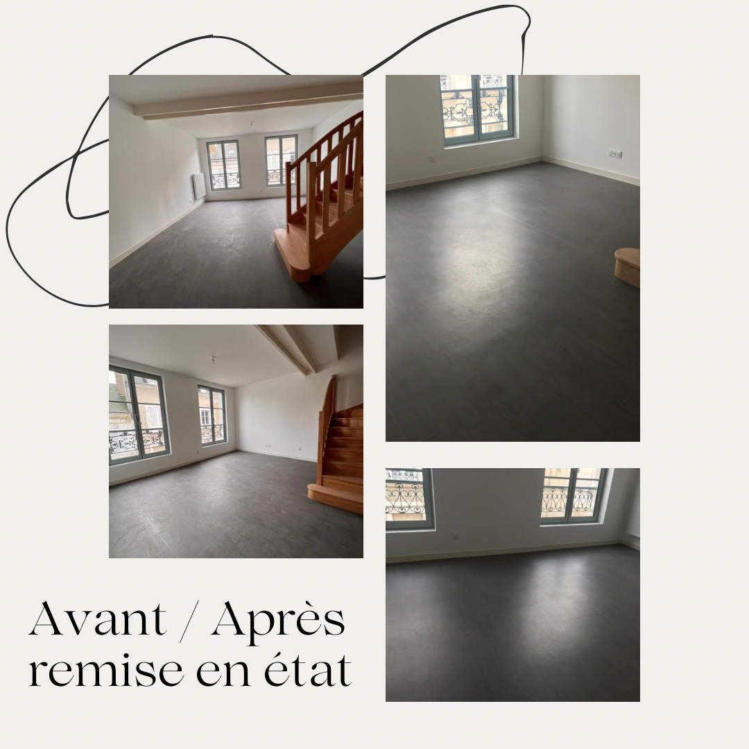 Avant / Après remise en état d'un appartement : deuxième partie : le salon